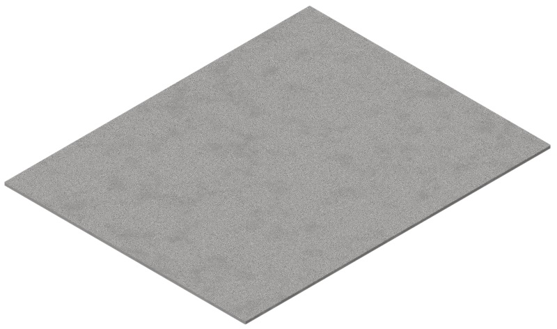 Produktbild UBK 501 000  -  Blind-Deckel flach zu UBK 500 für alle Belagshöhen